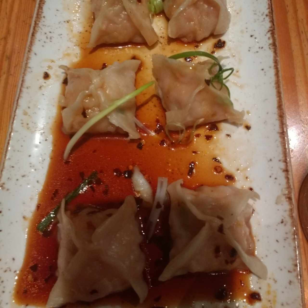 dumplings de camarón