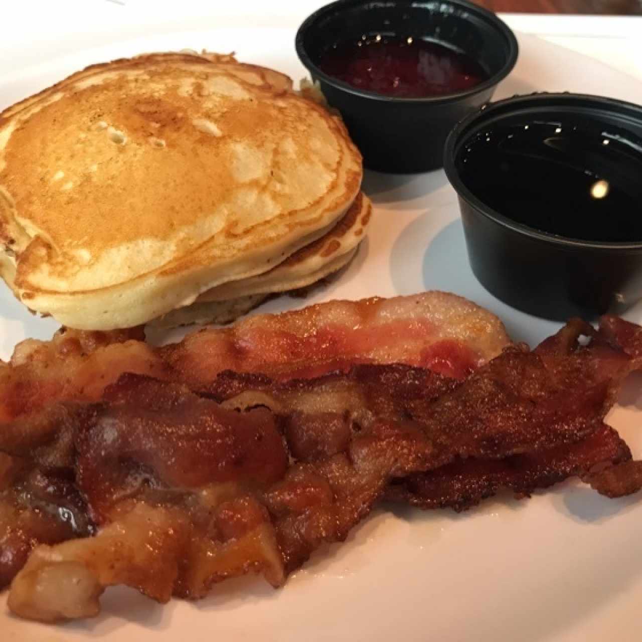 pancakes + bacon