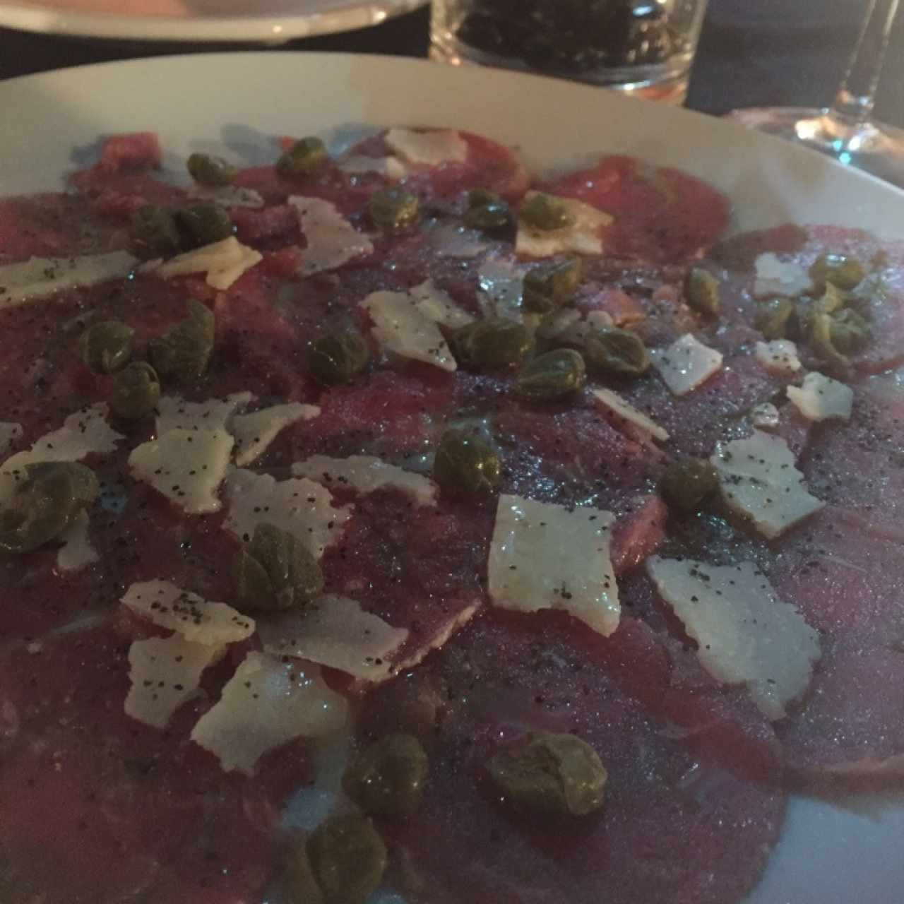 carpaccio de res