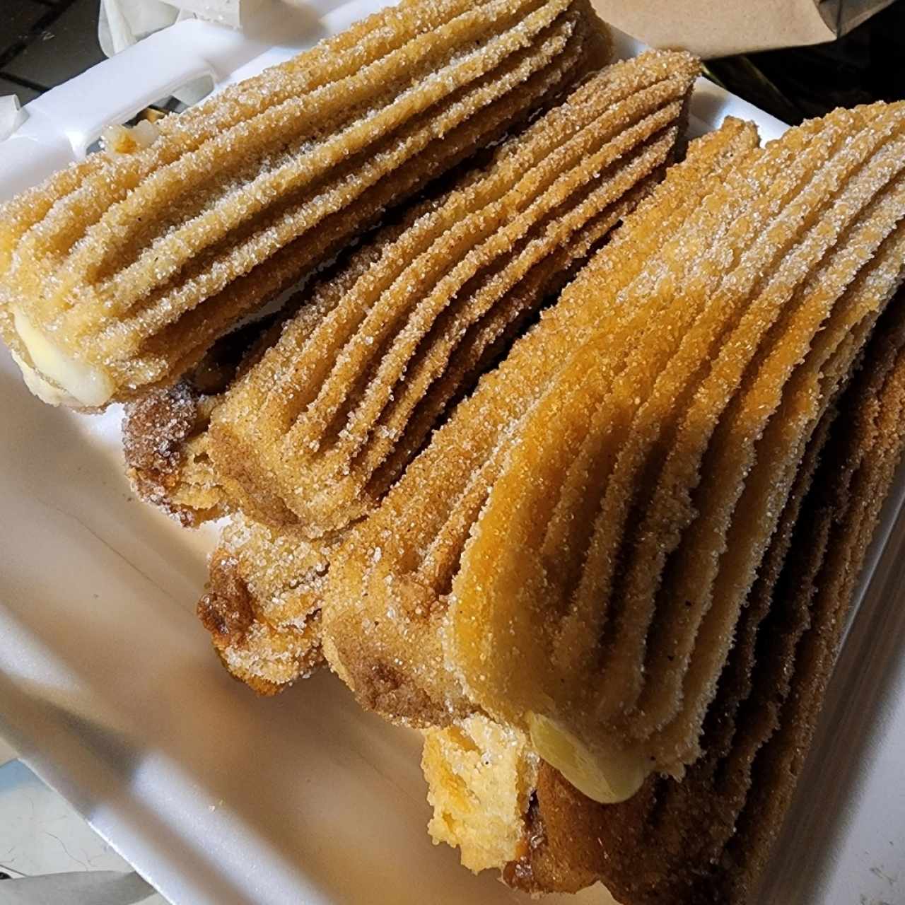 churros.rellenos con manjar, manzana o vainilla