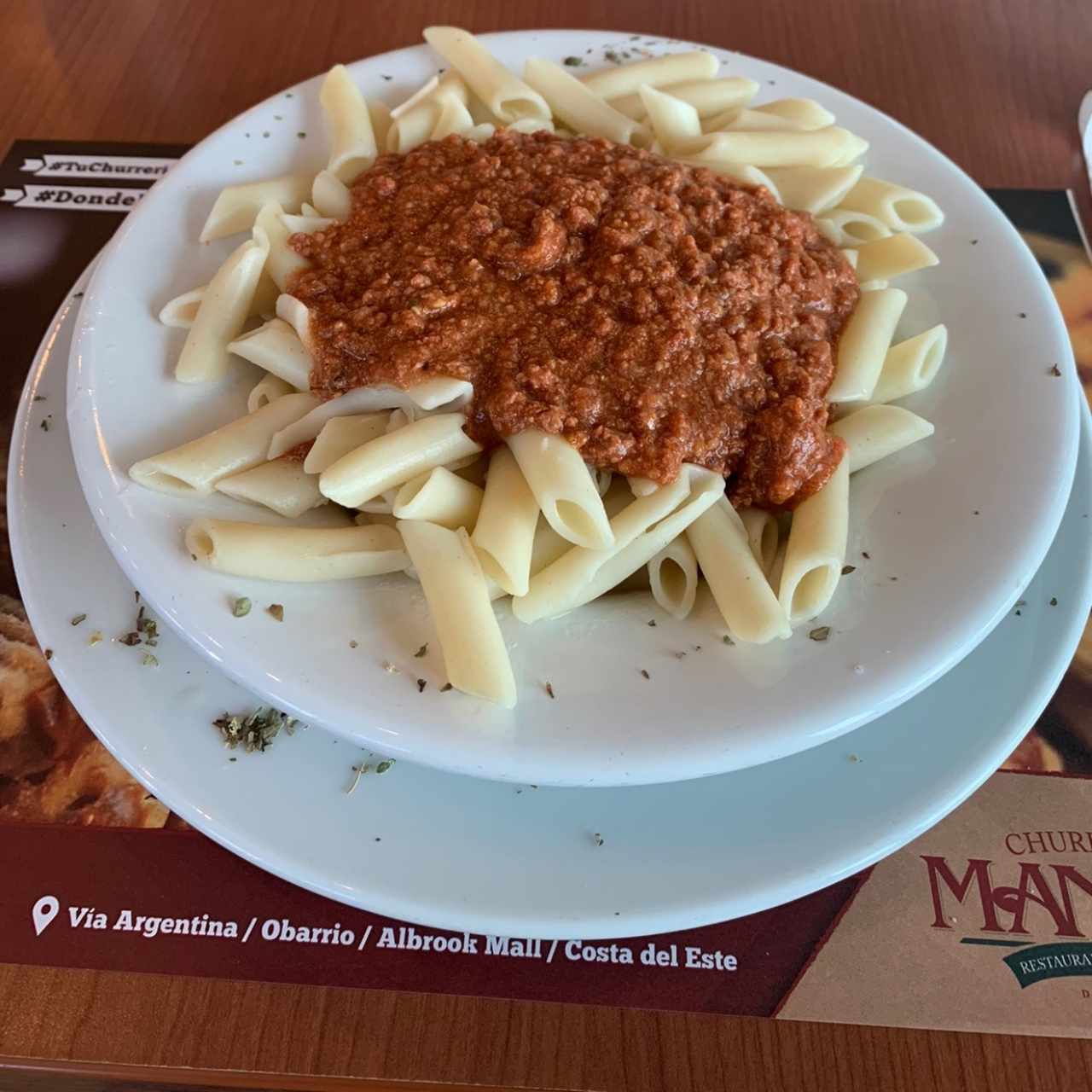 Penne a la Bolonesa