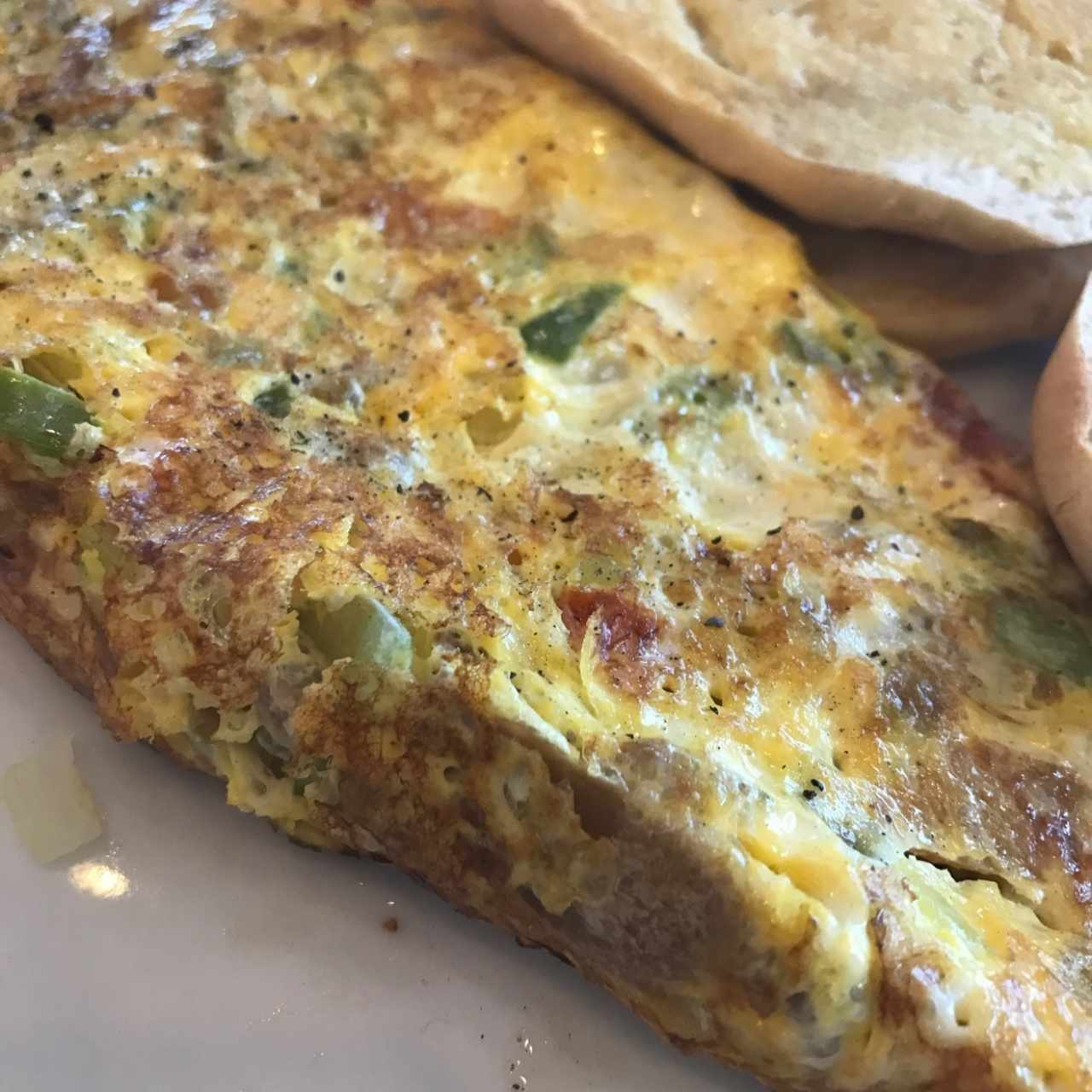 omelet de vegetales 