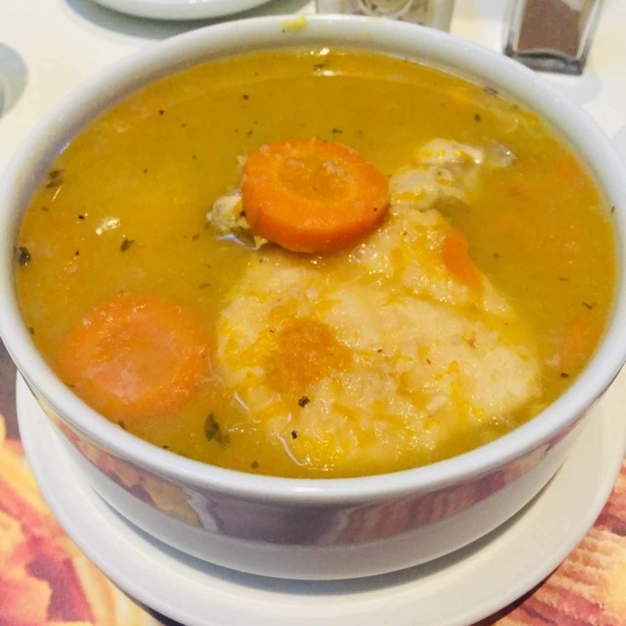 Sopa de pollo...para el alma 😋