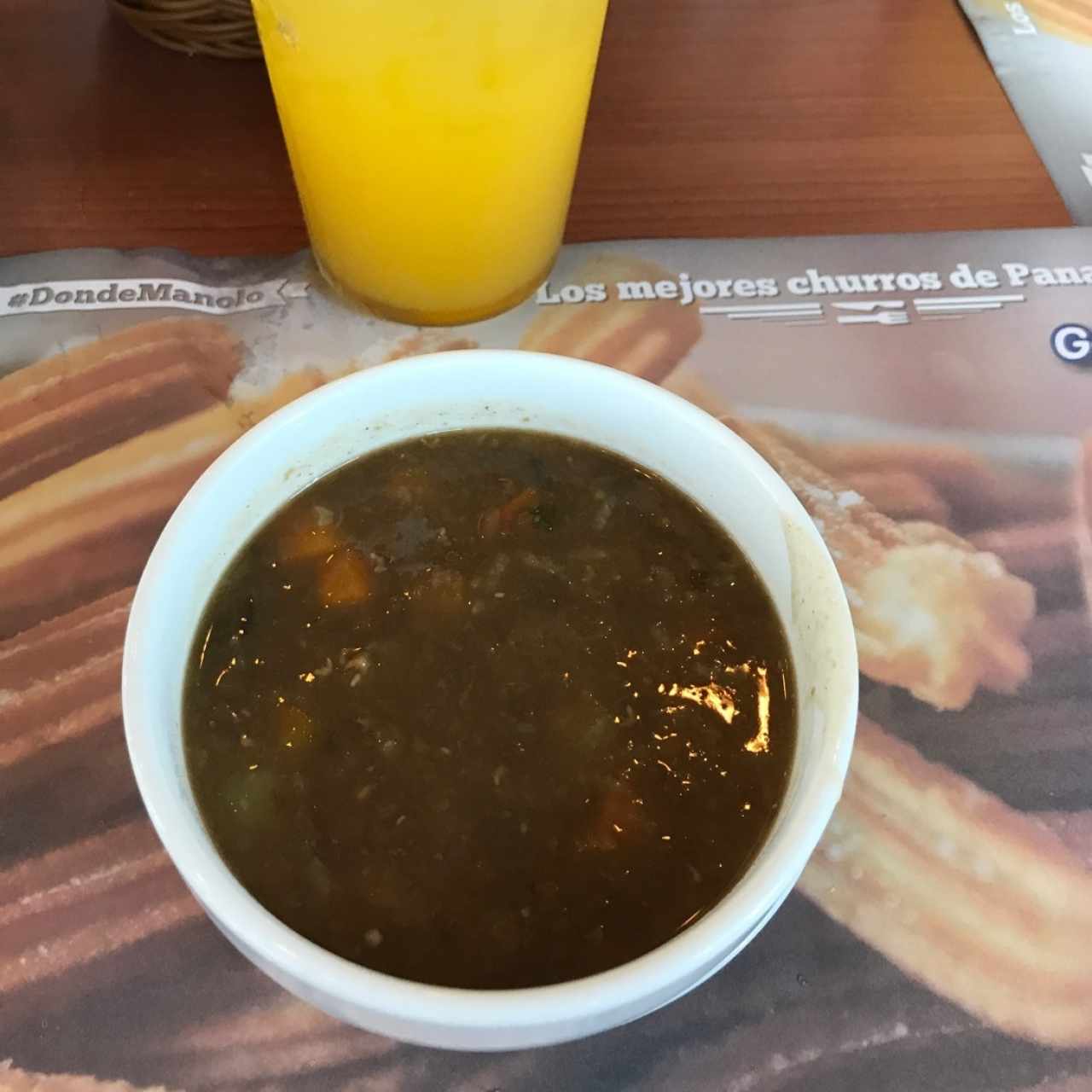 sopita de lentejas