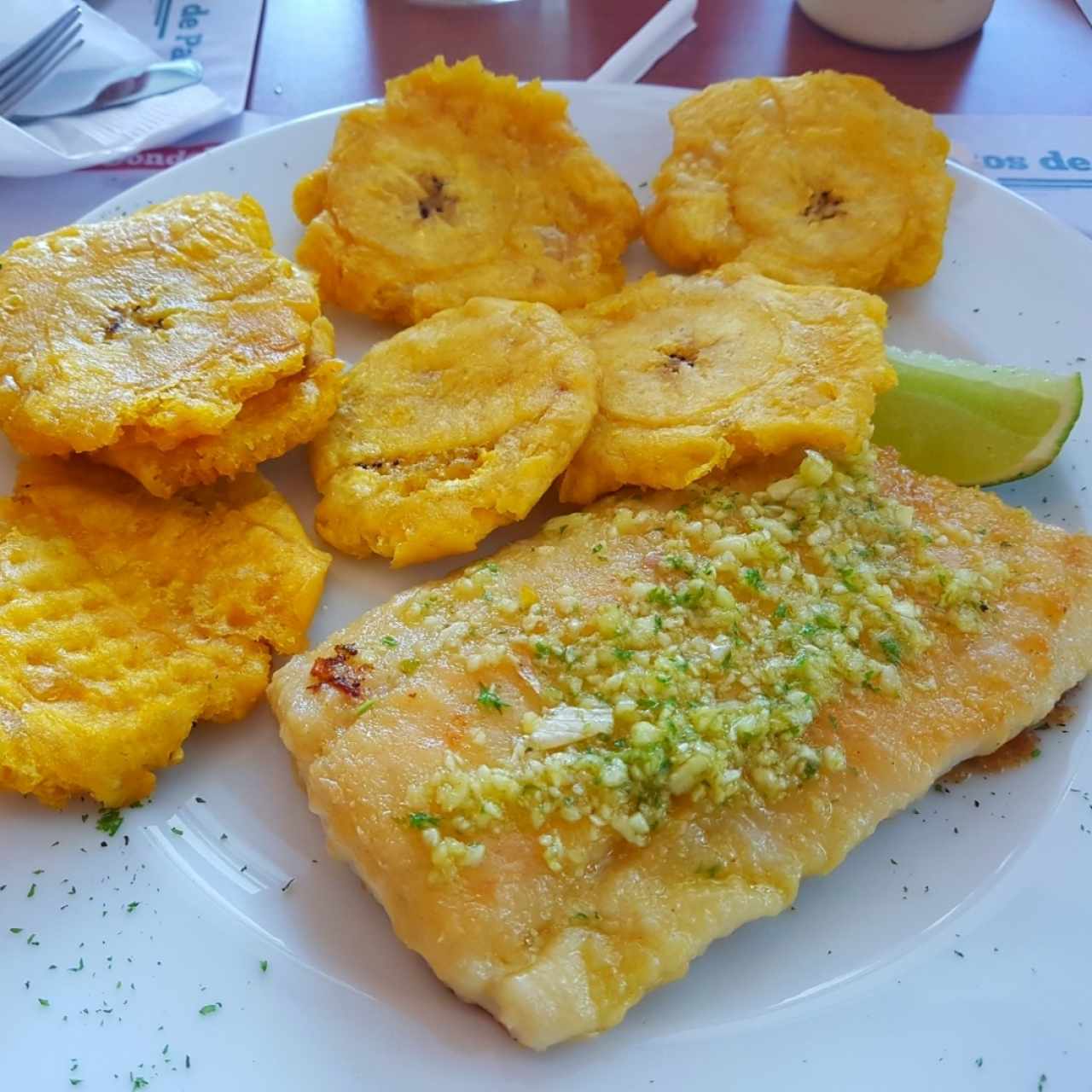 corvina al ajillo