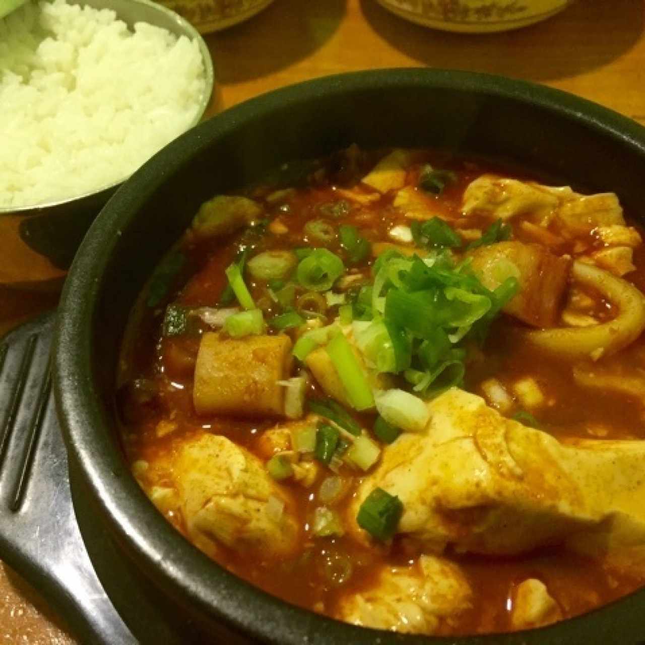 suundubu - soft tofu stew