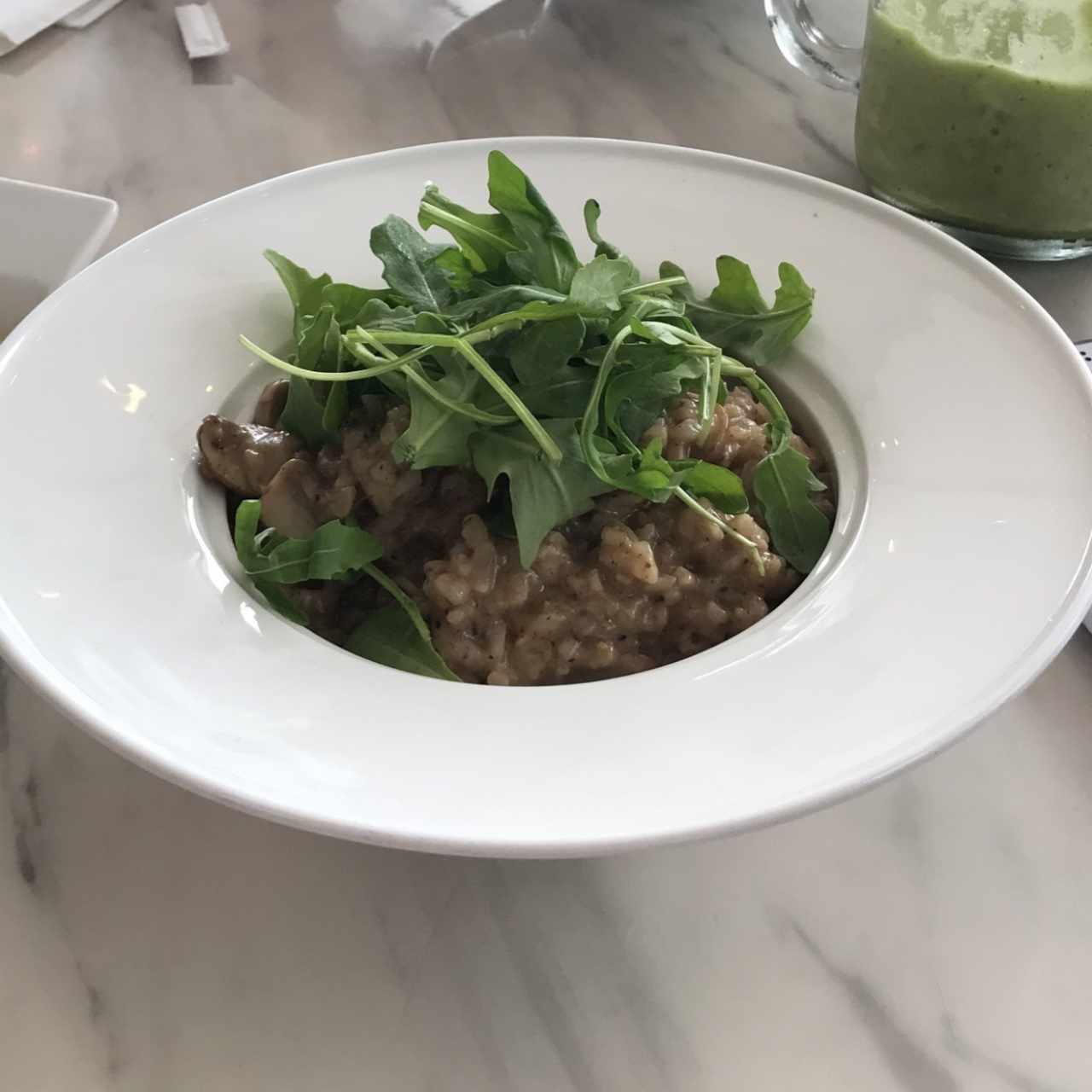 risotto de champiñones