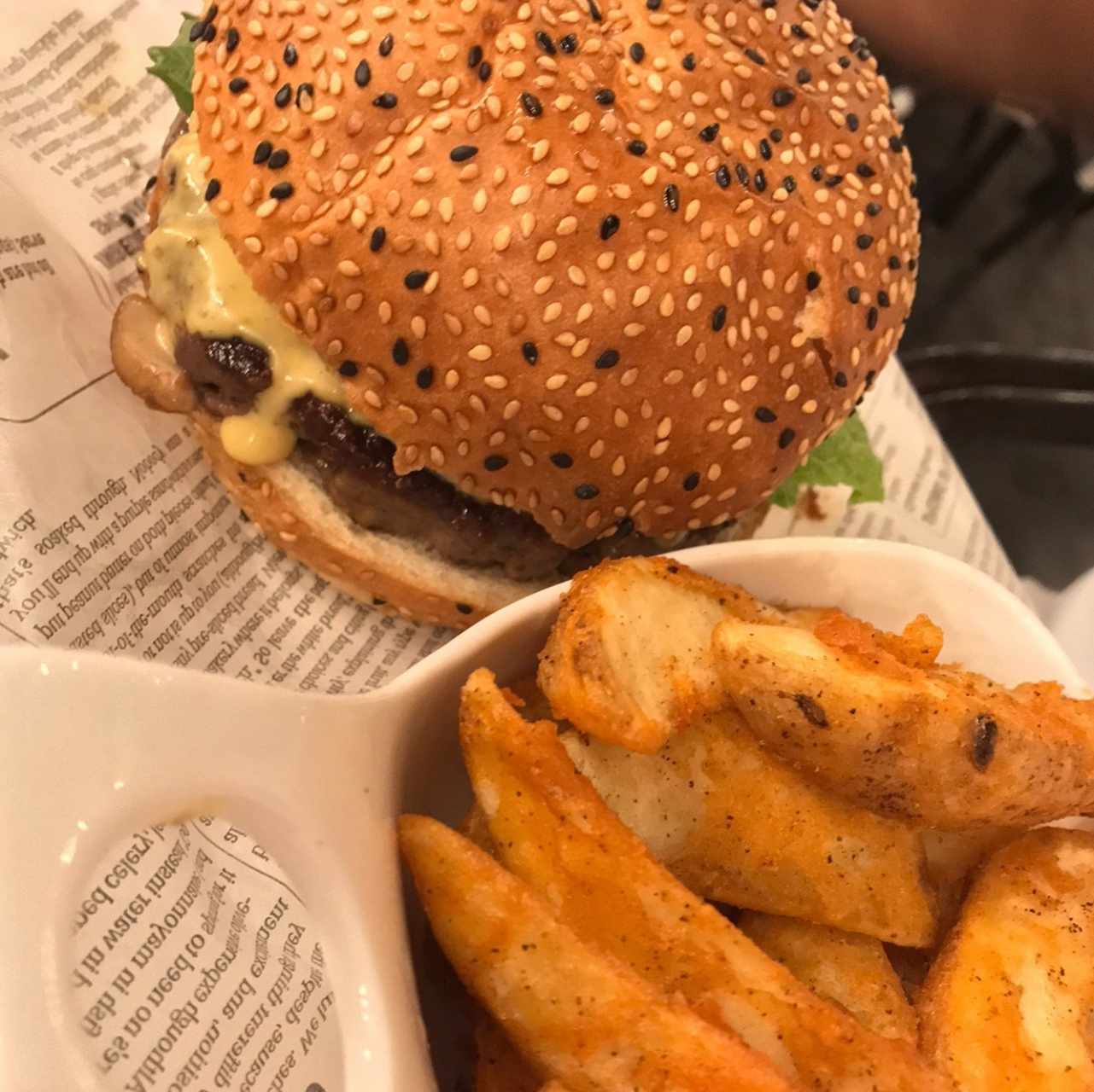 Hamburguesa de entraña