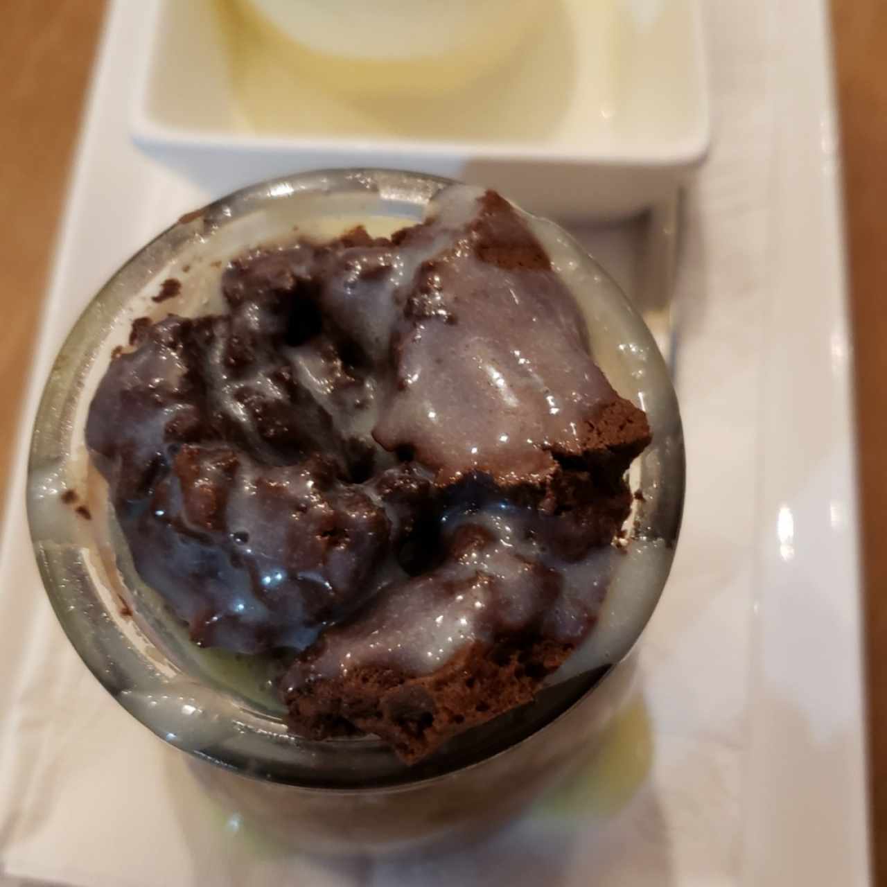 volcan de chocolate con helado