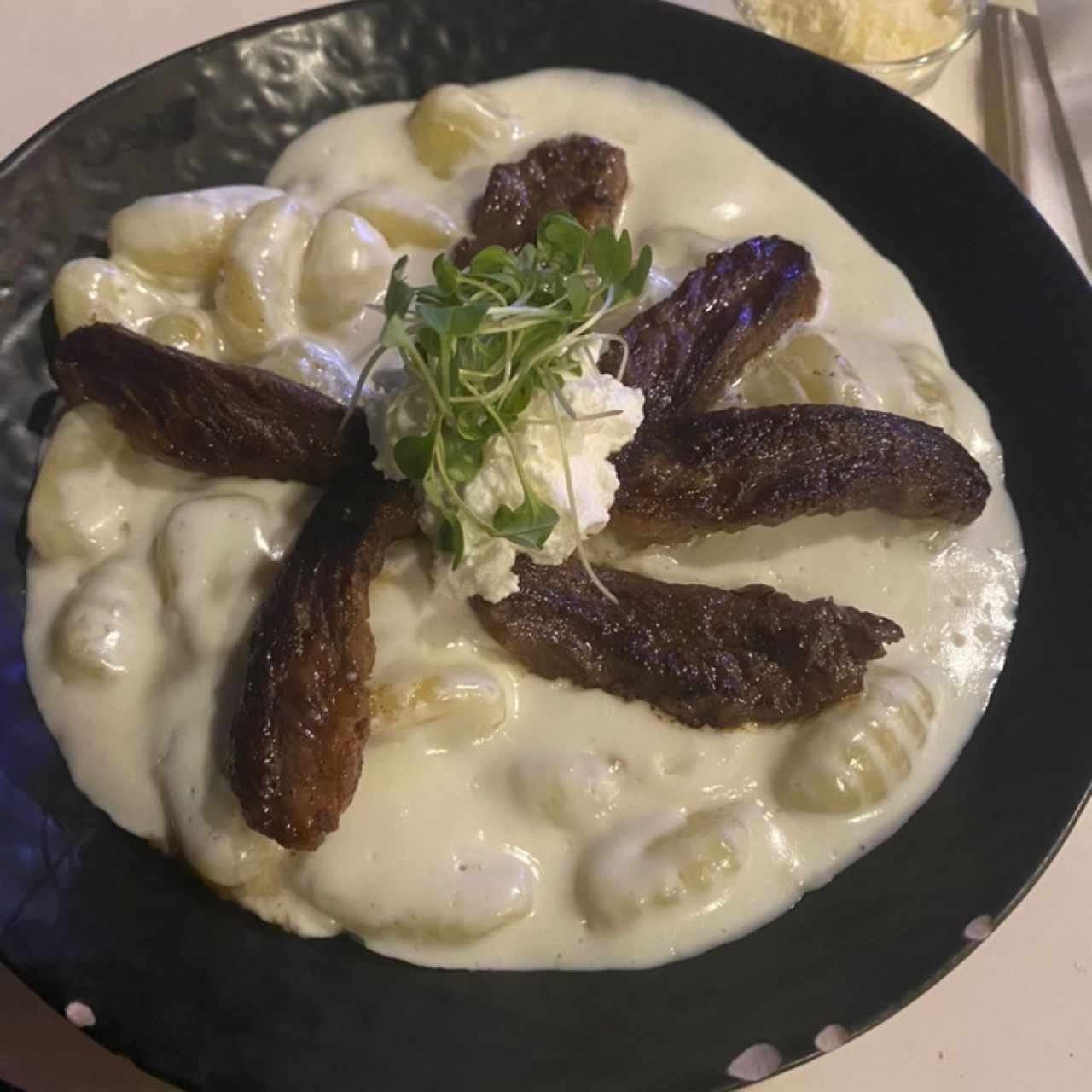 Gnocchi con entraña