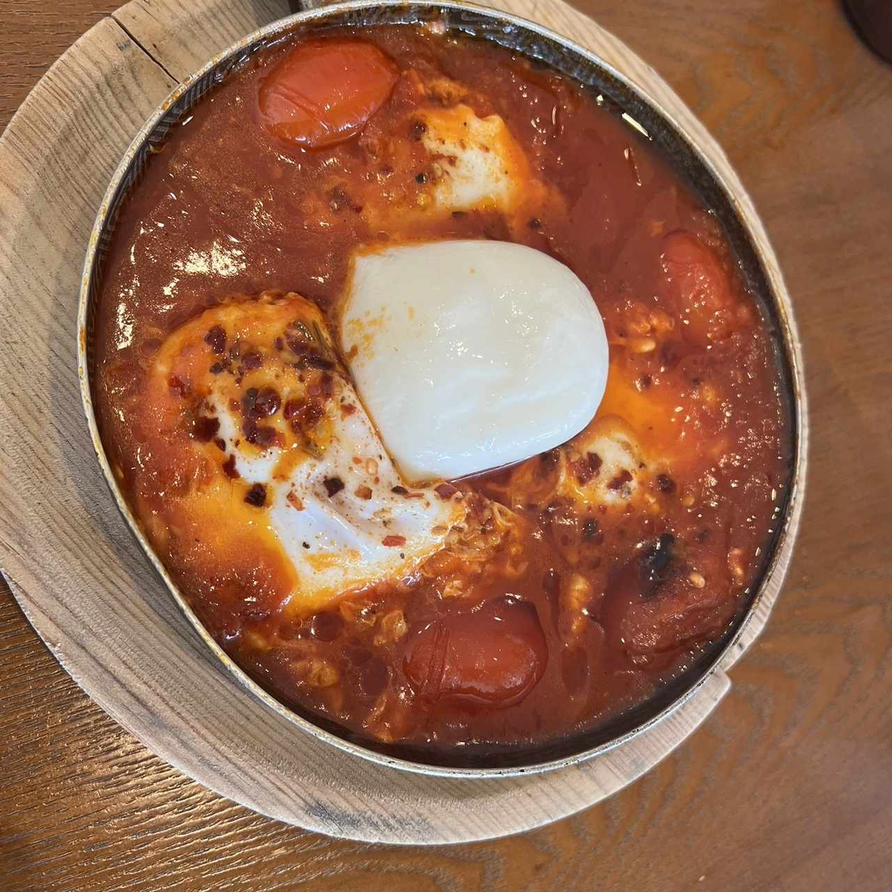 Huevos capresa