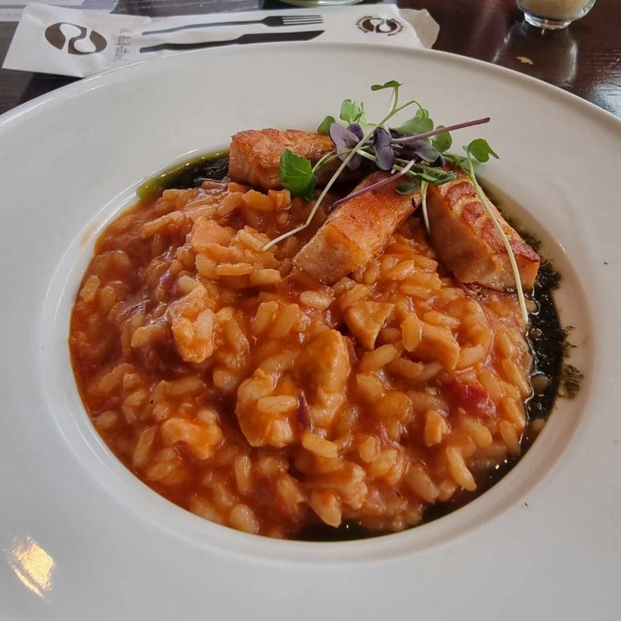 Pastas Recomendadas - Risotto Salmon