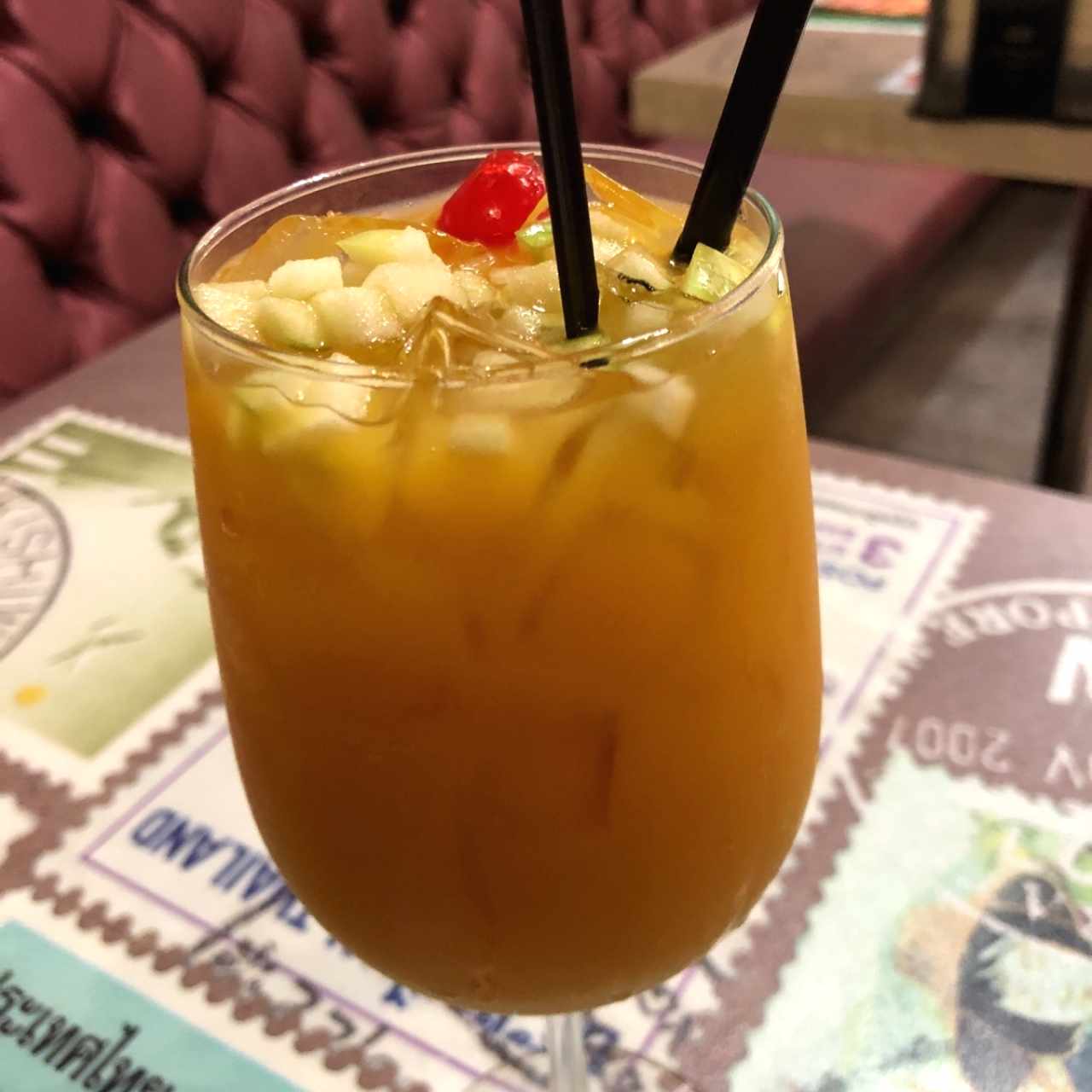 copa de sangria de mango