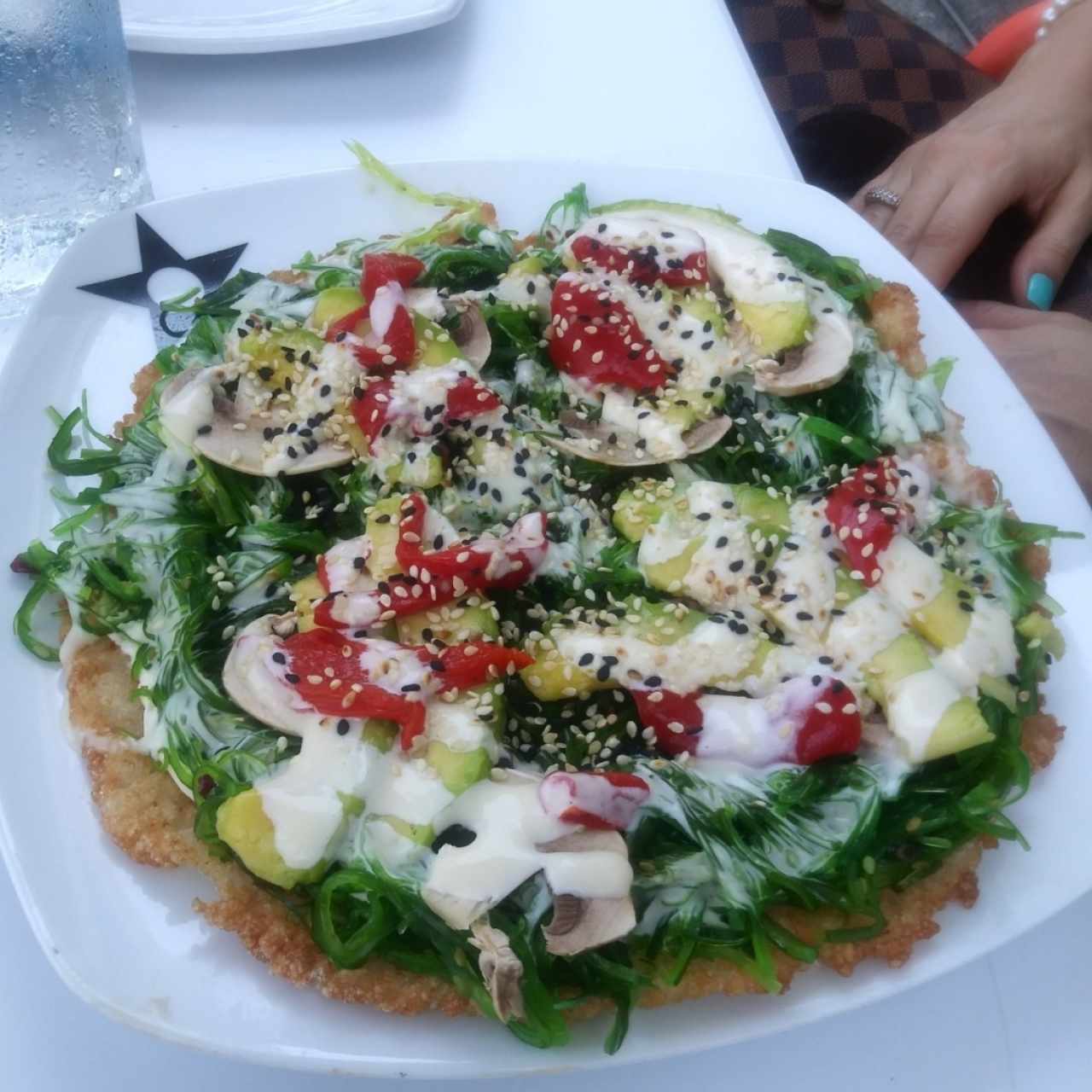 pizza de vegetales