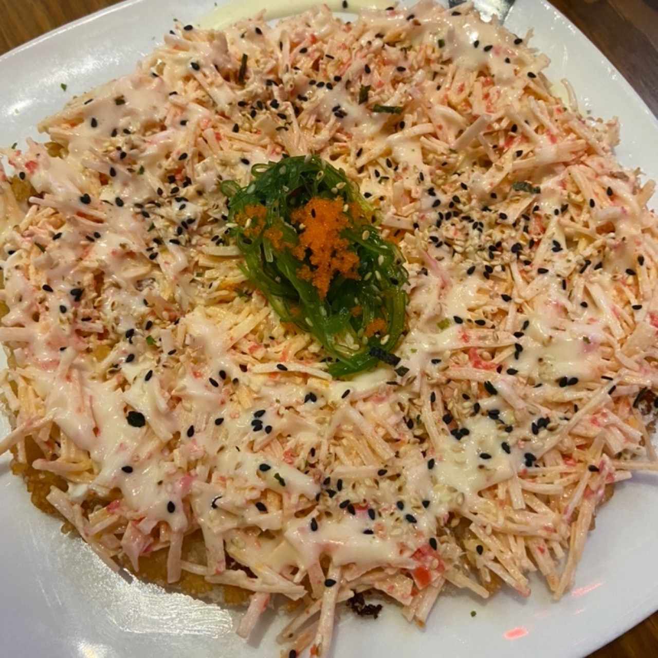 Sushi Pizza de Salmon 