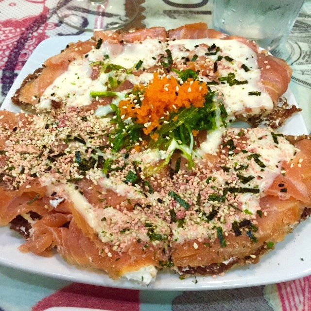 Pizza de sushi