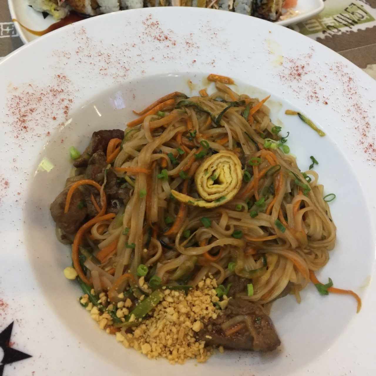 pad thai de carne