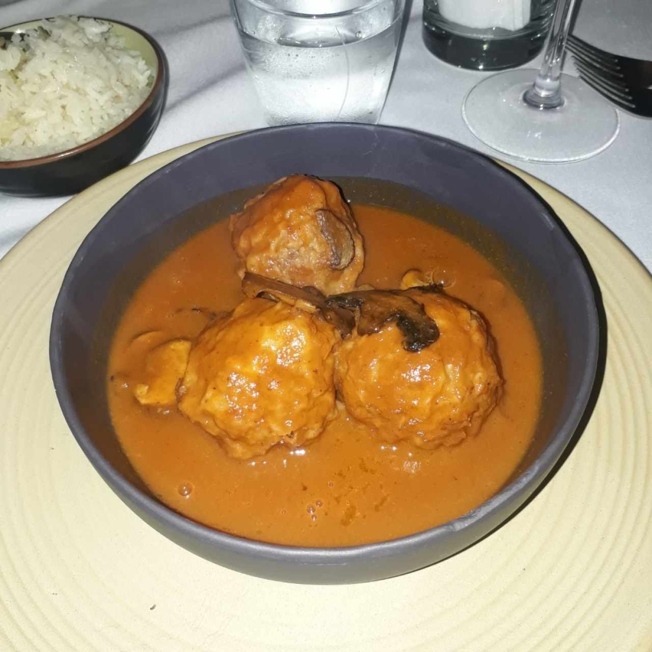 Albondigas de Shortribs y Cordero