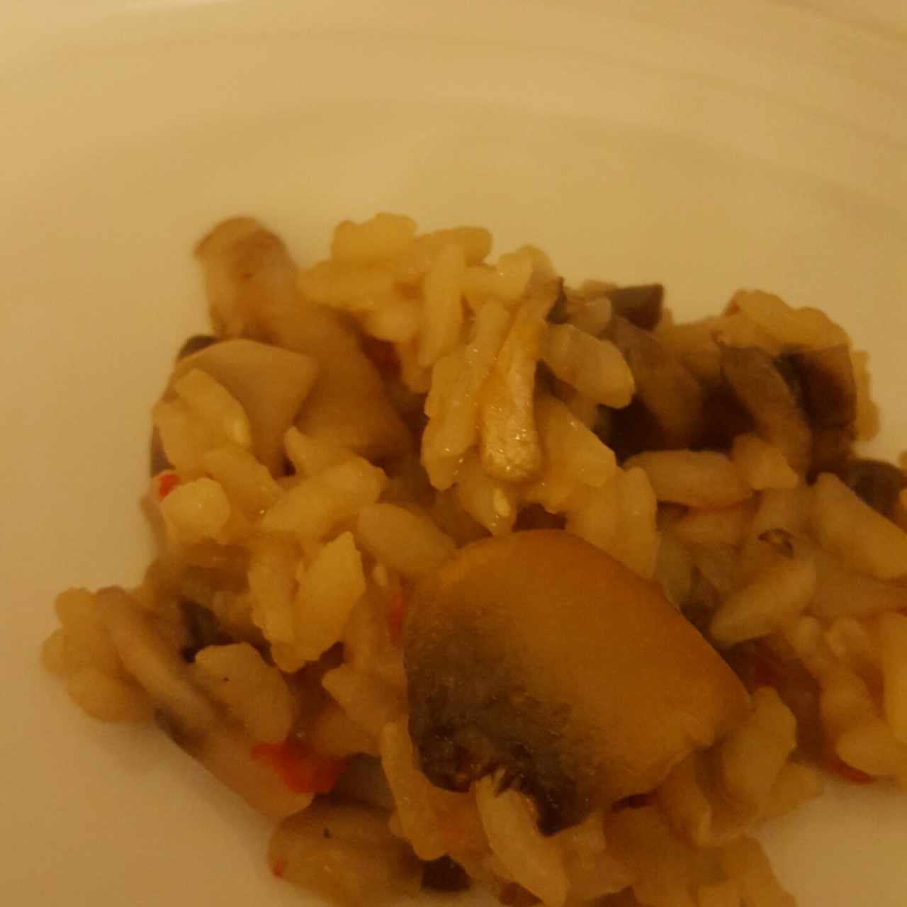 risotto de hongos