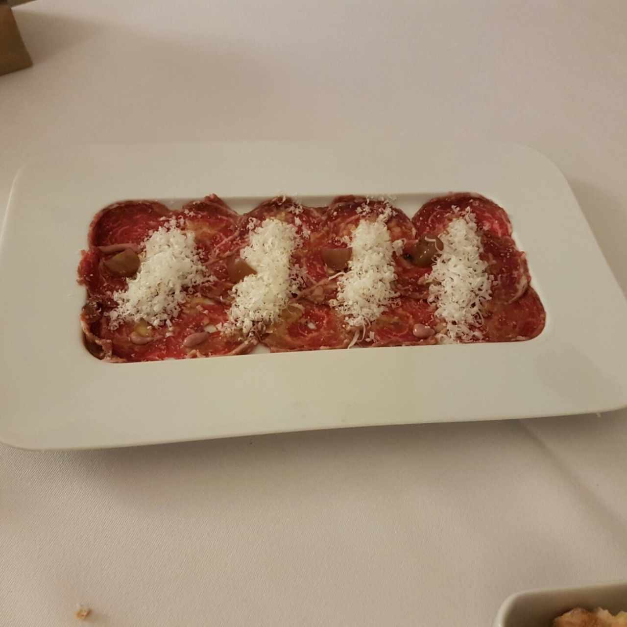 Carpaccio de entraña