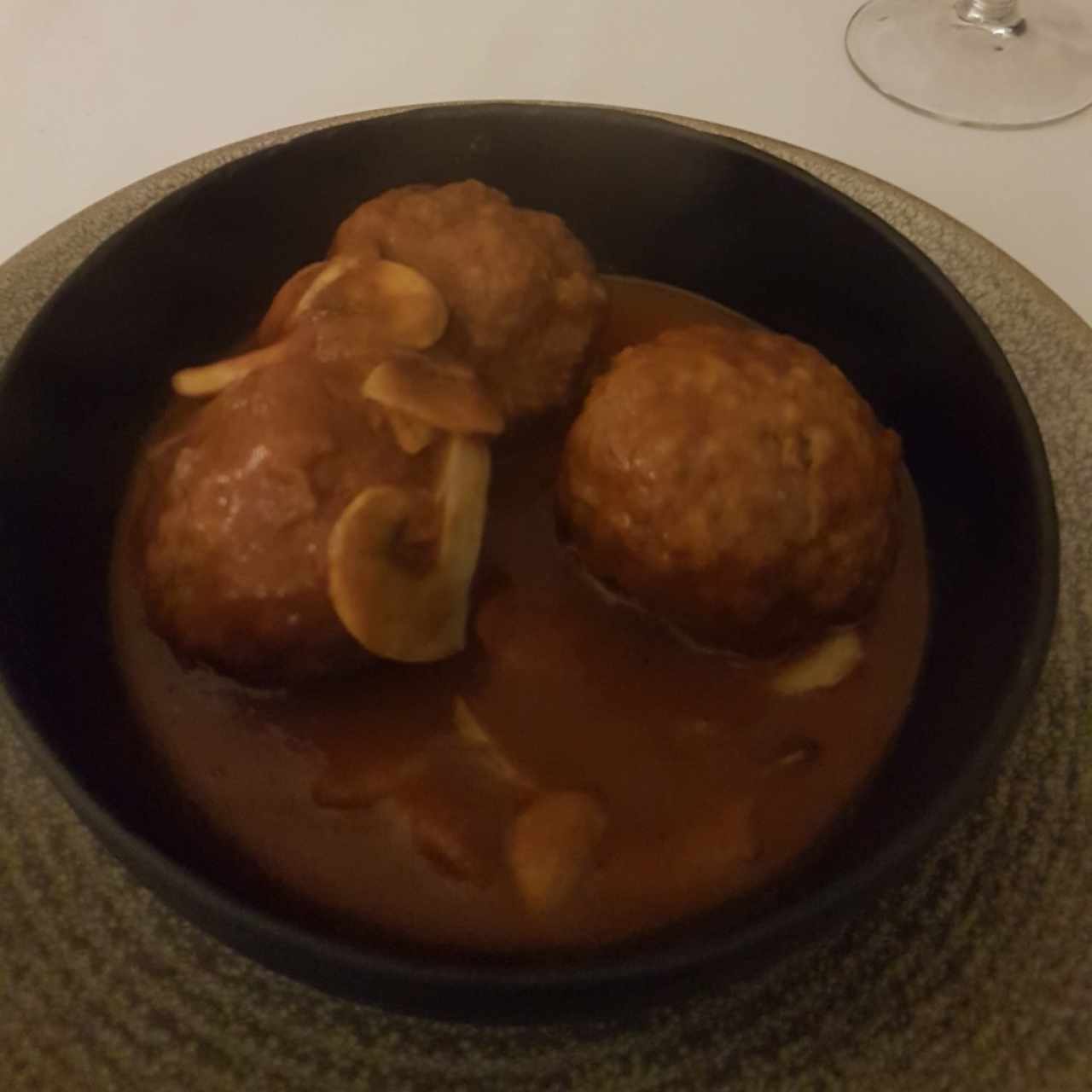 albondigas con setas