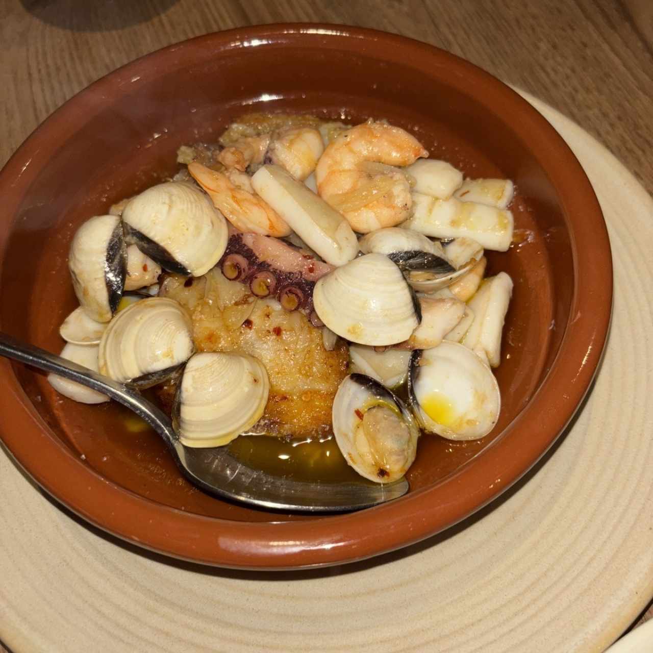 Cazuela de pescado con marisco