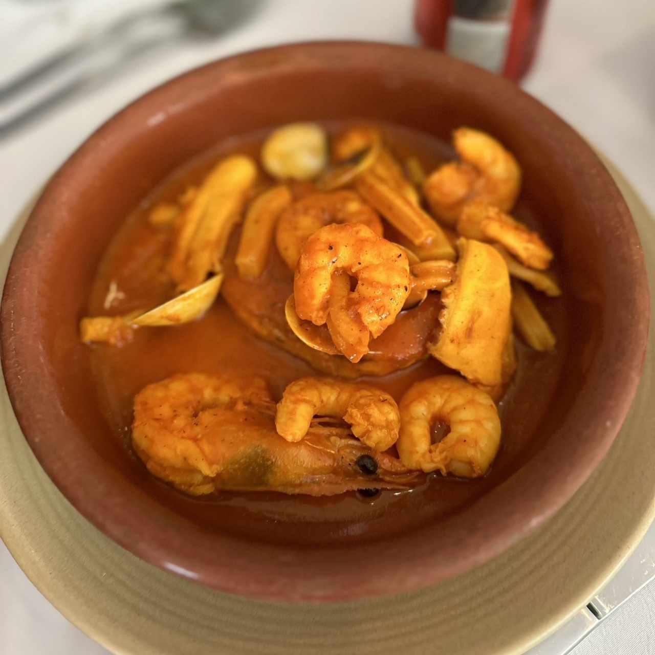 Cazuela de mariscos