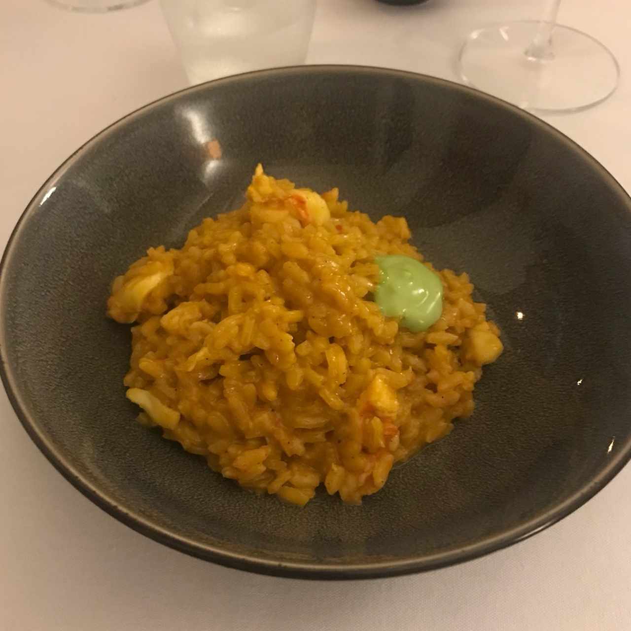 risotto de langosta