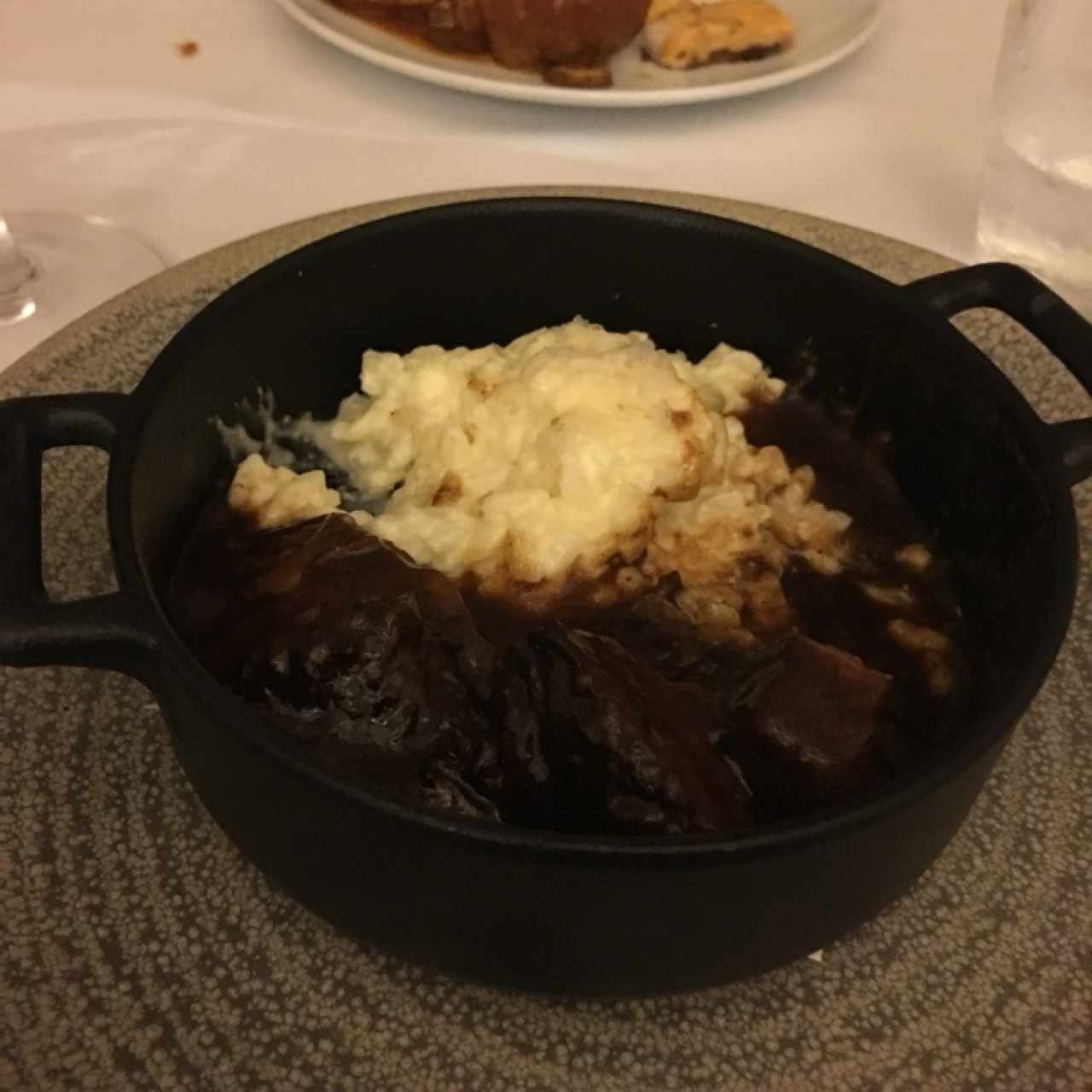 Short Rib y Rissoto de Parmesano