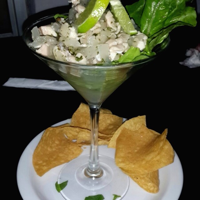 Ceviche de corvina! 