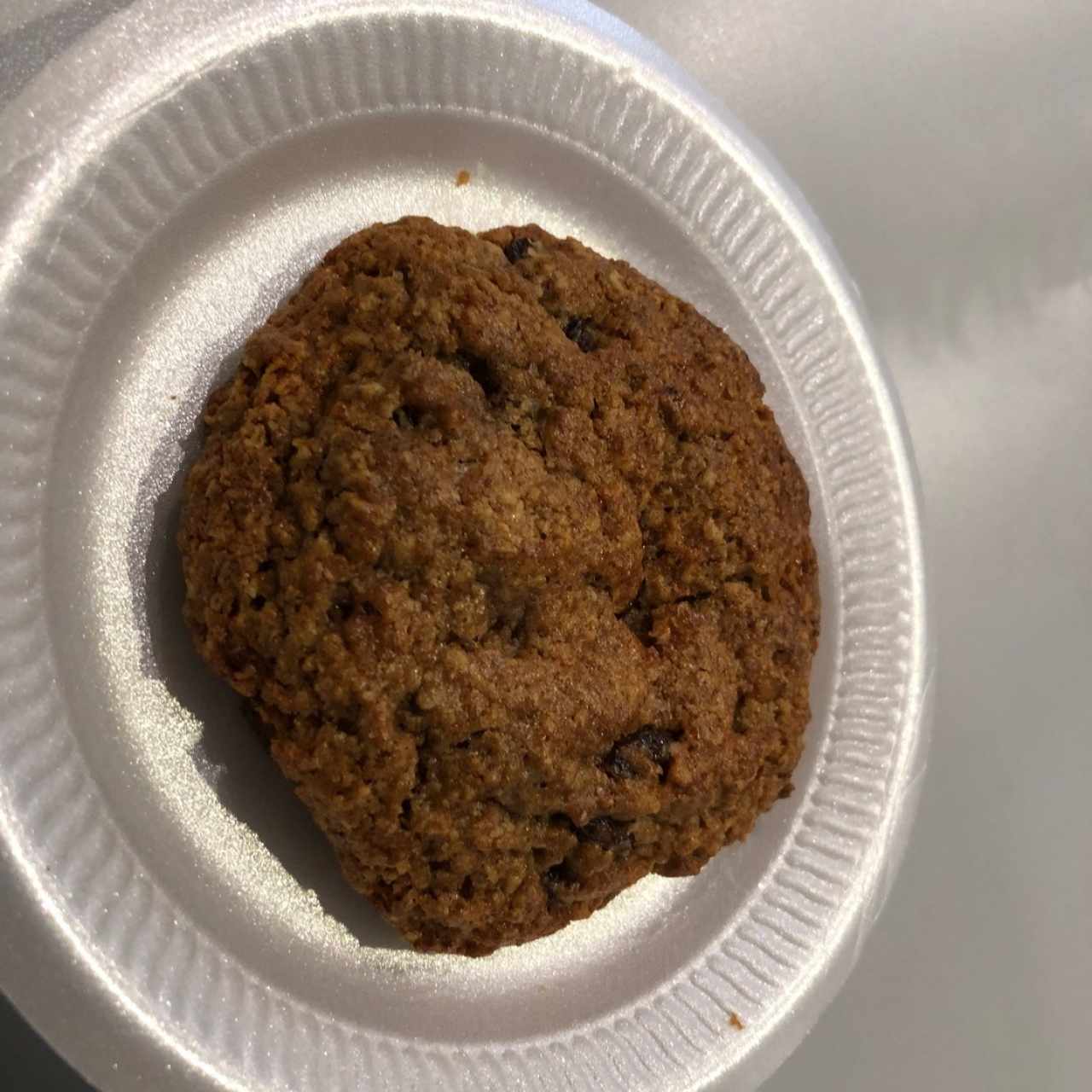 Galleta de avena con pasitas