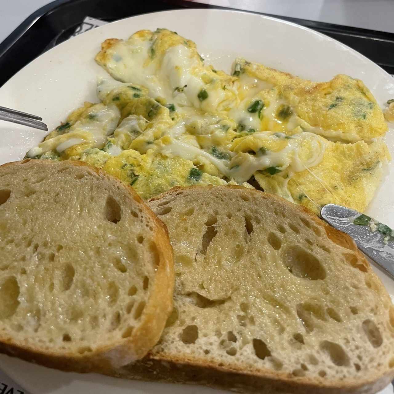 Omellete con quedo mozzarella