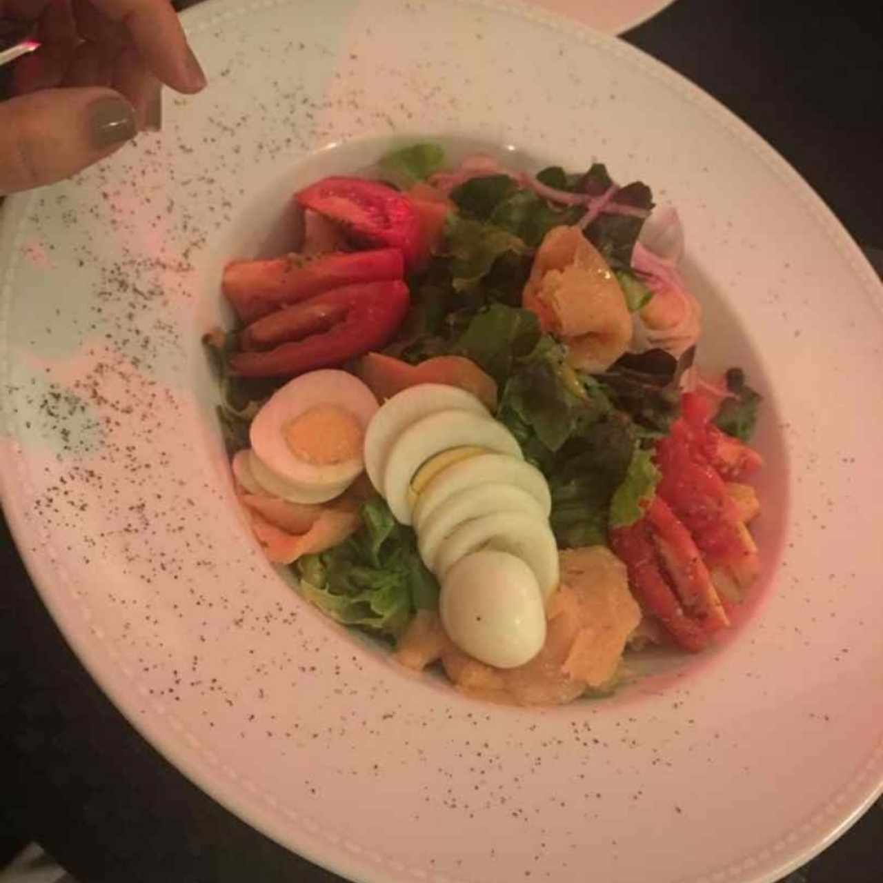 ensalada de salmon