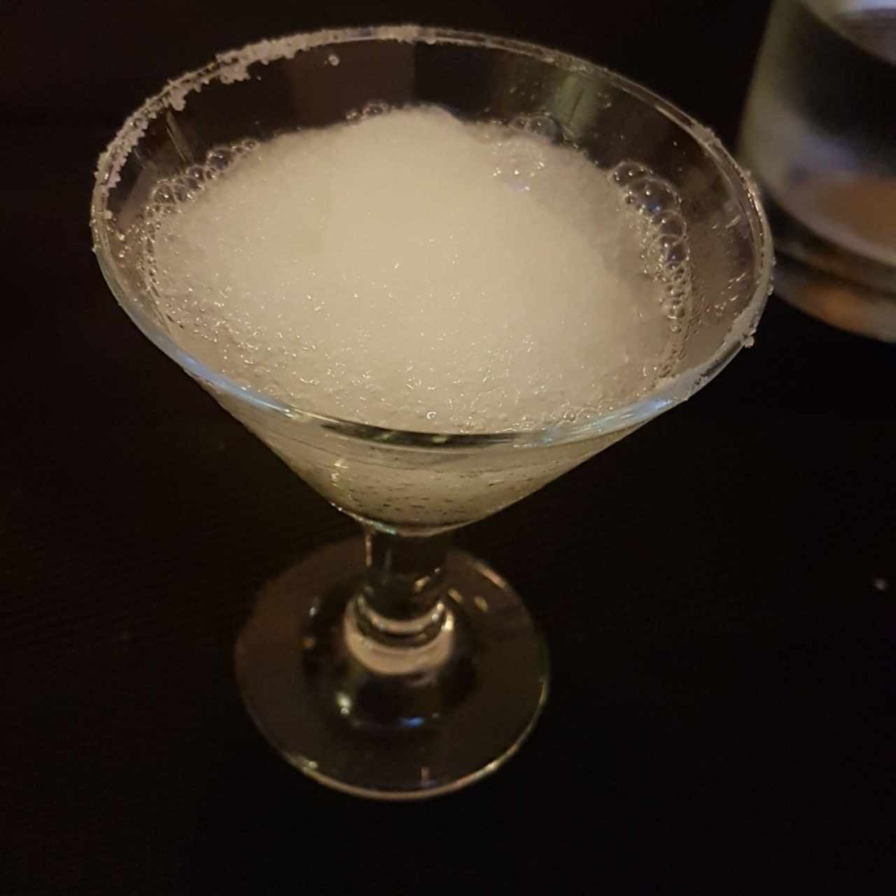 Granita cortesía de la casa 