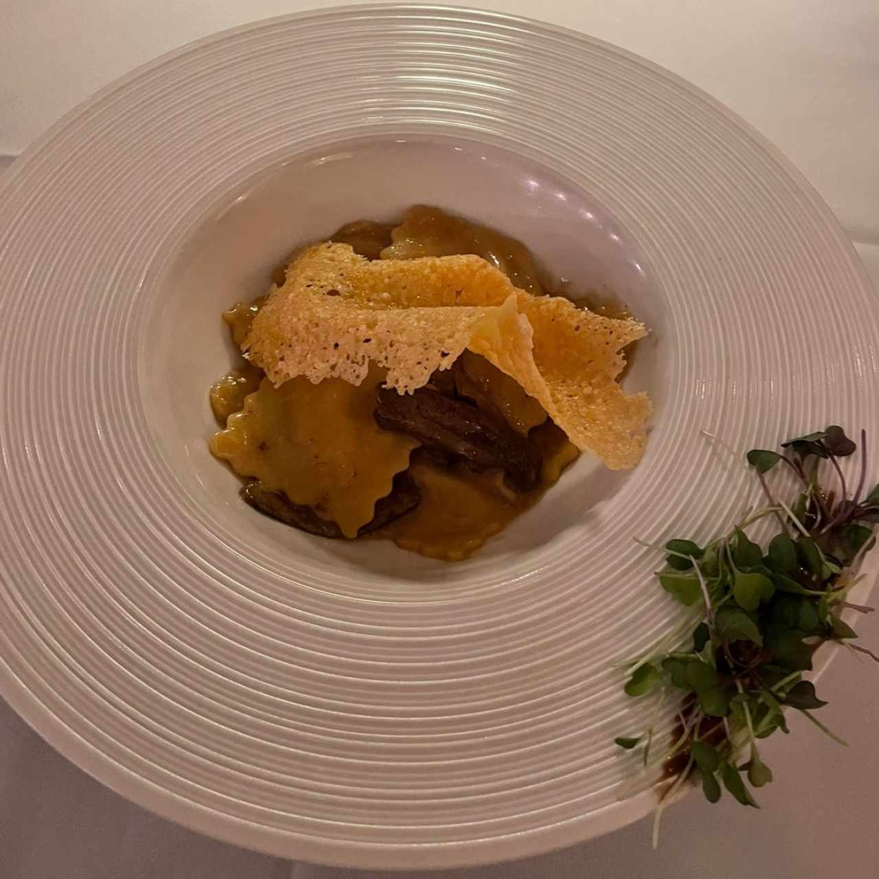 Raviolis porcini e tartufo