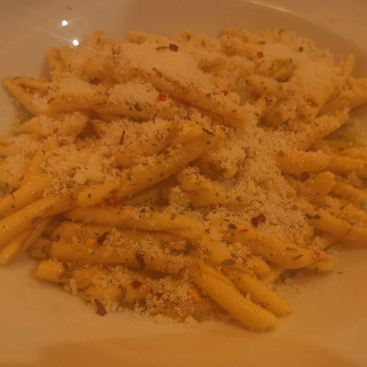 Penne al oleo