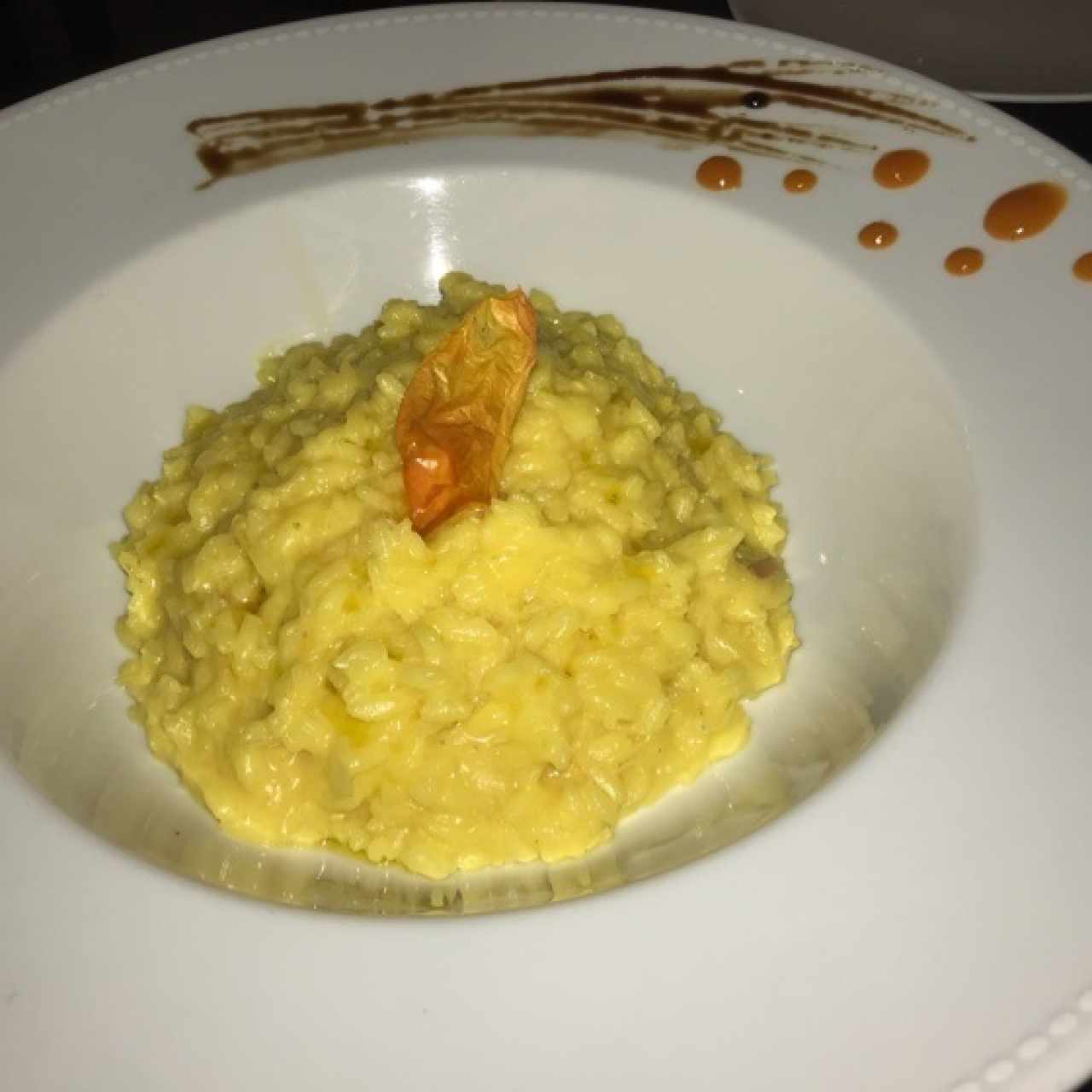 risoto de azafran y foie gras 