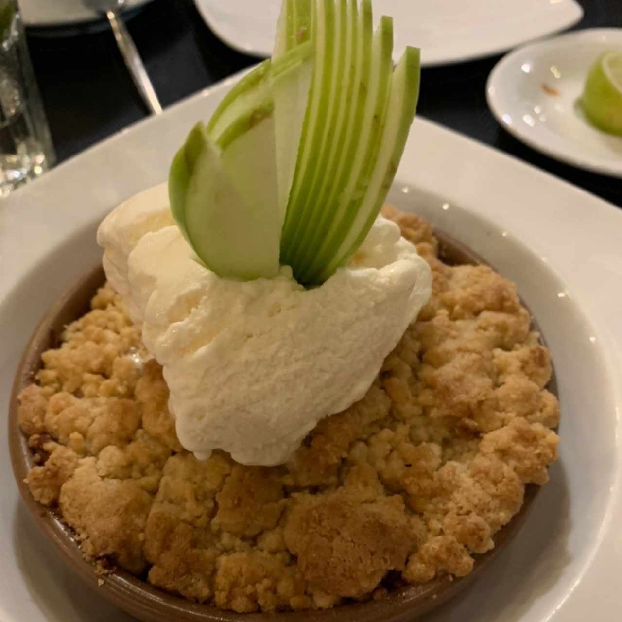 pie de manzana 