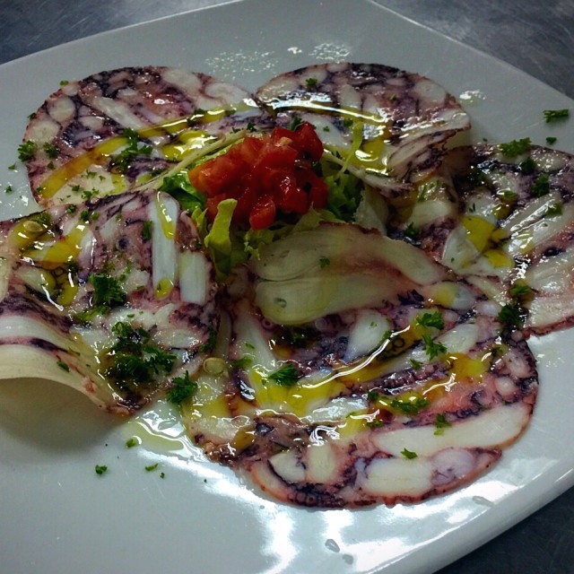 Carpaccio di polipo