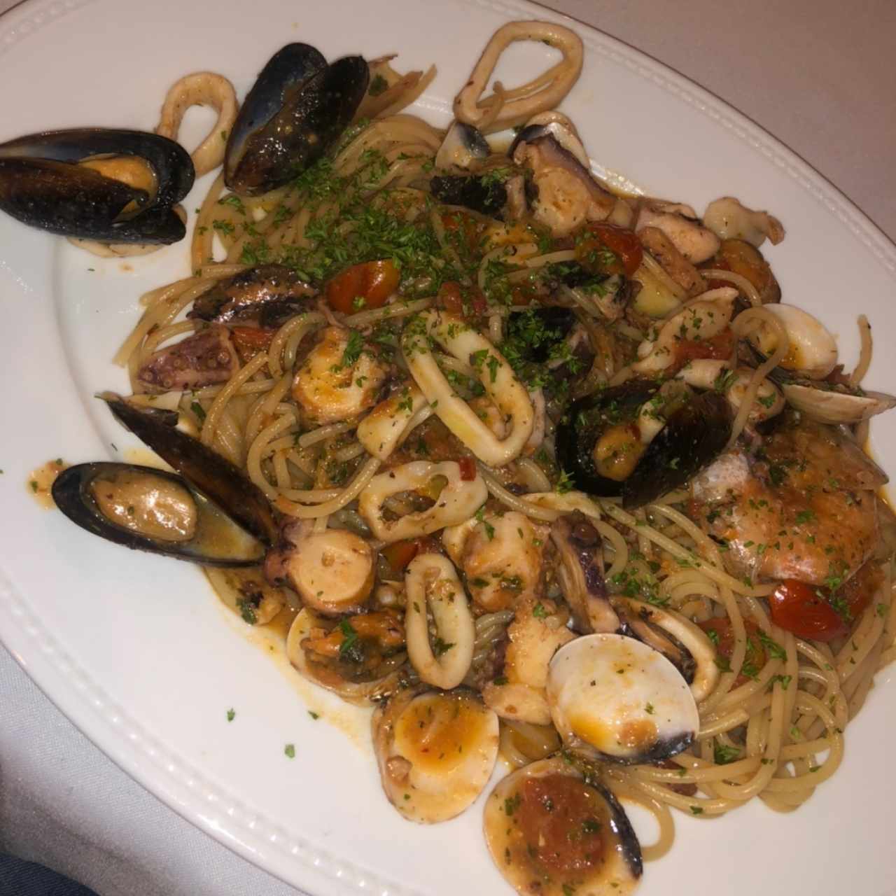 Primi Piatti - Spaghetti Allo Scoglio