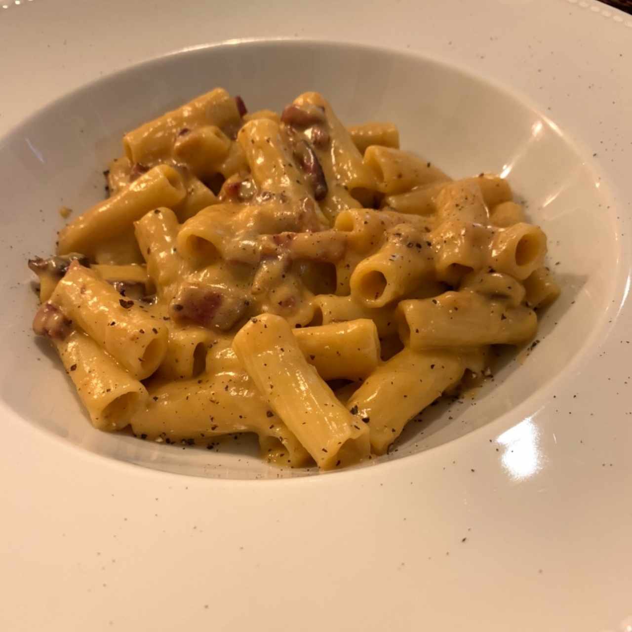 Rigatoni Carbonara