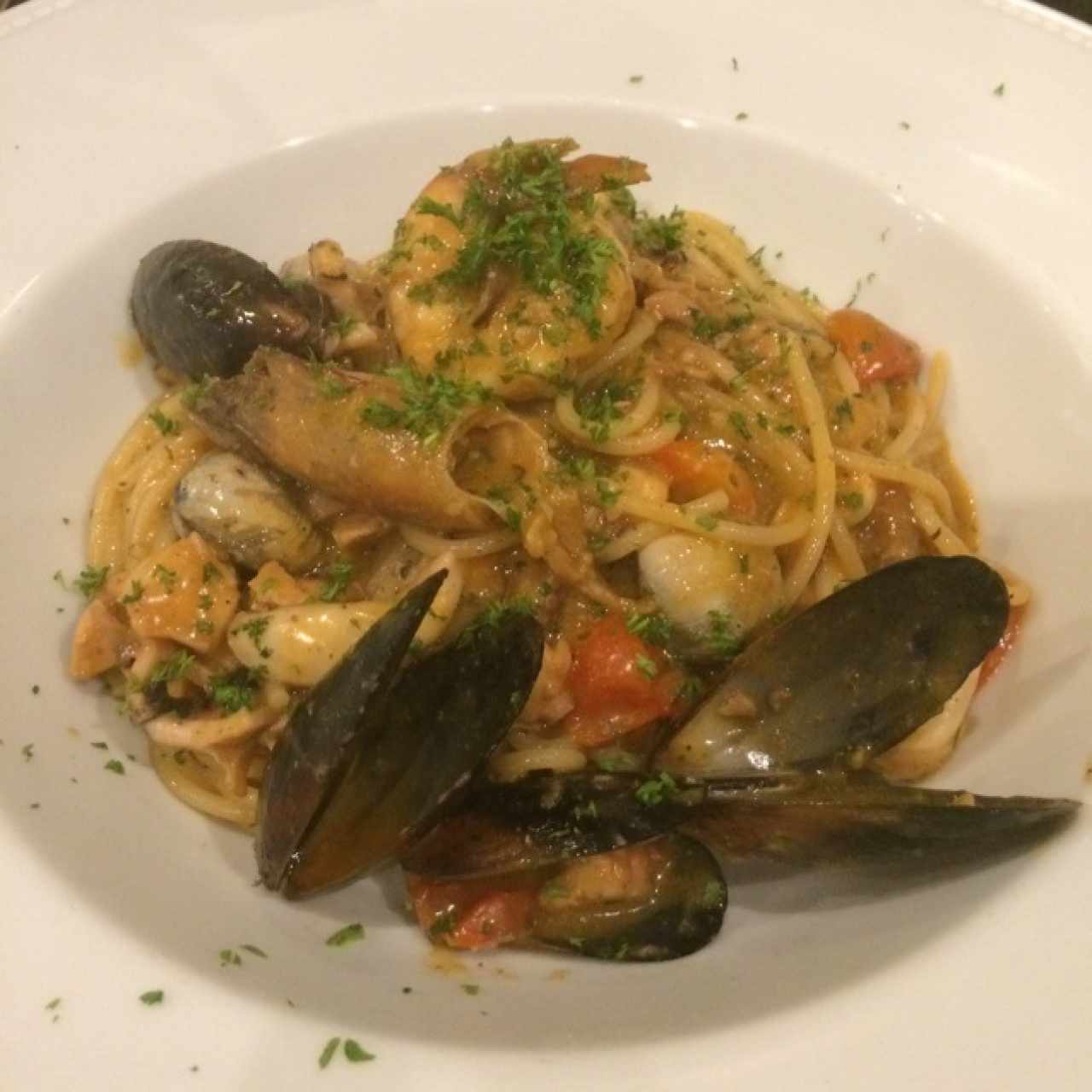 spaghetti alla scoglio