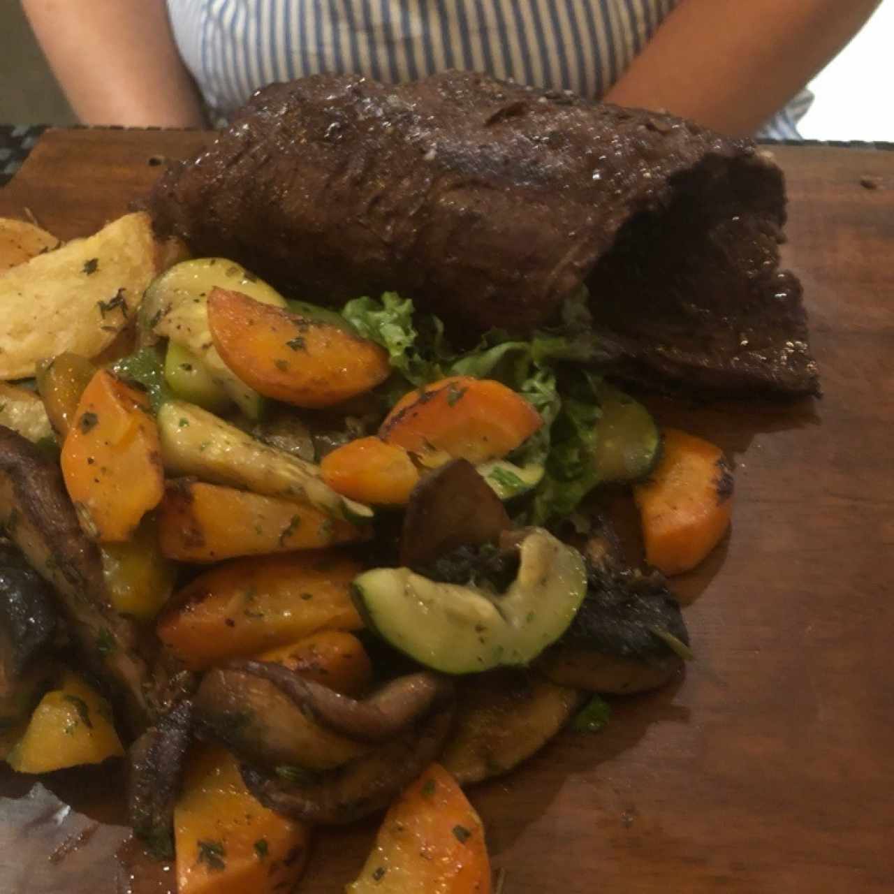 entraña al grill