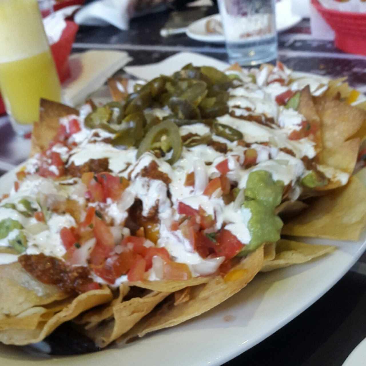 Nachos de carne 