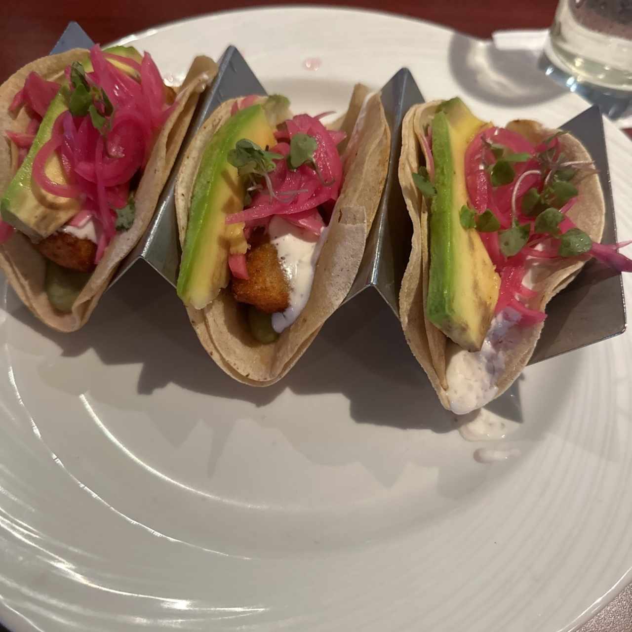 Tacos de corvina 