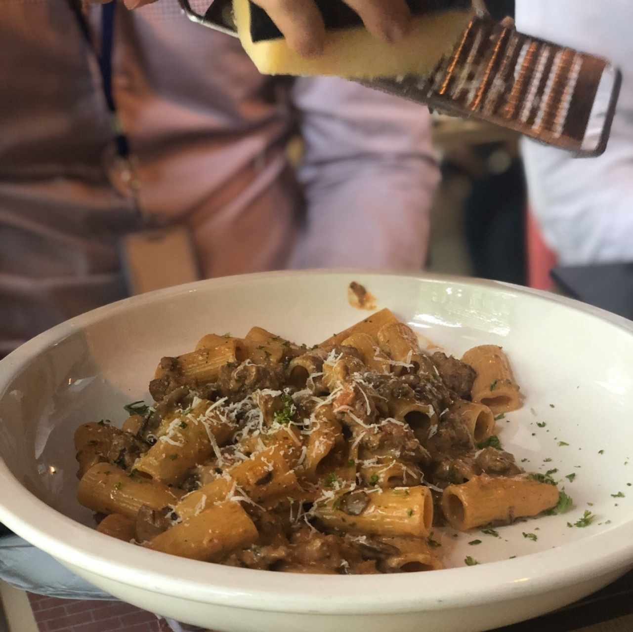 Rigatoni alla boscaiola