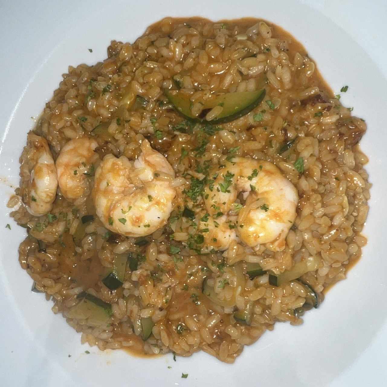 Risotto Gamberi e Zucchine