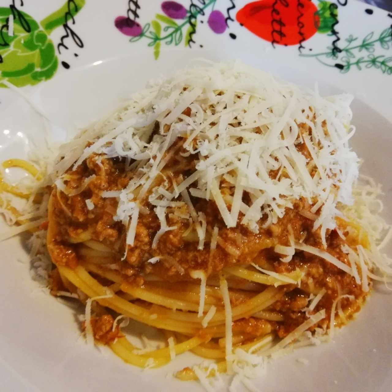 Spaguetti a la bolognesa 