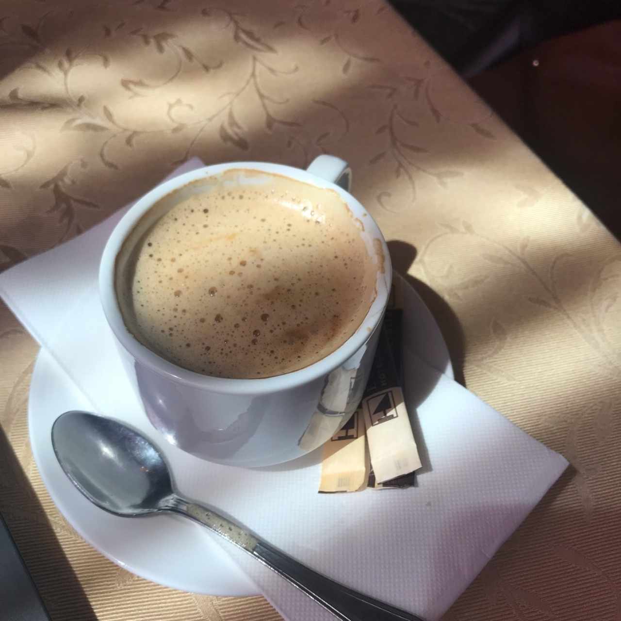 un delicuoso capuccino