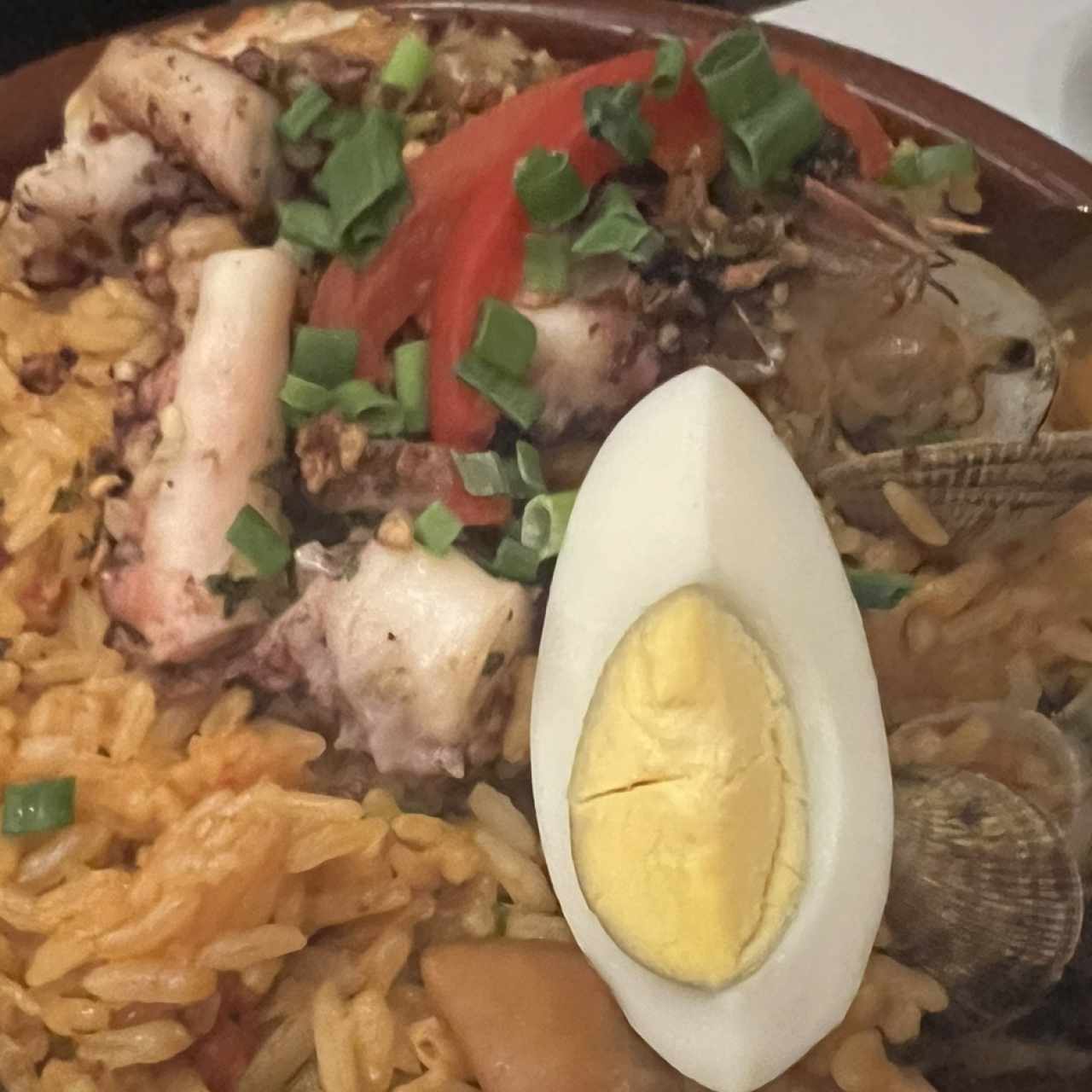 Platos Fuertes - Paella de Mariscos